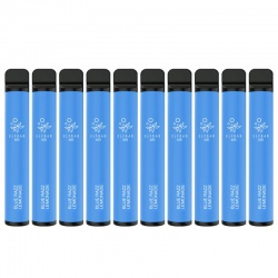 Elf Bar 600 Blue Razz Lemonade Disposable Vape Pen Saver Bundle (Pack of 10)
