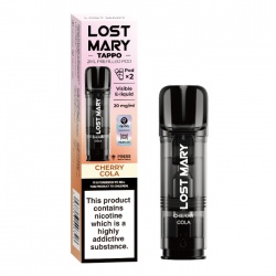Lost Mary Tappo Cherry Cola Vape Refill Pods (Pack of 2)