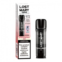 Lost Mary Tappo Strawberry Ice Vape Refill Pods (Pack of 2)