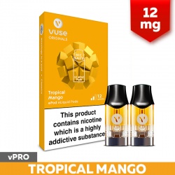 Vuse Pro ePod Tropical Mango Refill Pods (12mg)