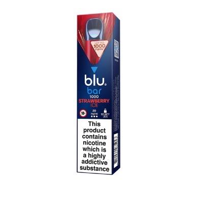 Blu Bar Strawberry Ice Disposable Vape Pen (20mg)