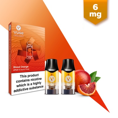 Vuse Pro ePod Blood Orange Refill Pods (6mg)