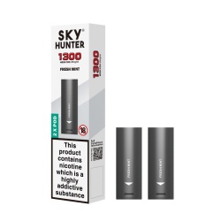 Sky Hunter 1300 Fresh Mint Twist Slim Pods (20mg)