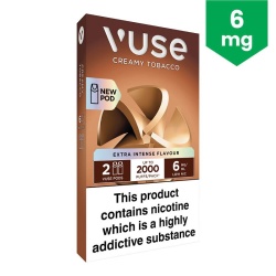 Vuse Creamy Tobacco Extra Intense Refill Pods (6mg)