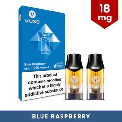 Vuse Pro ePod Blue Raspberry Refill Pods (18mg)