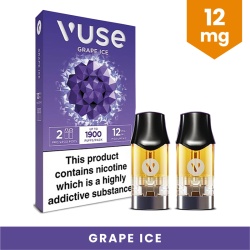 Vuse Pro Grape Ice Nic Salts eLiquid Pods (12mg)