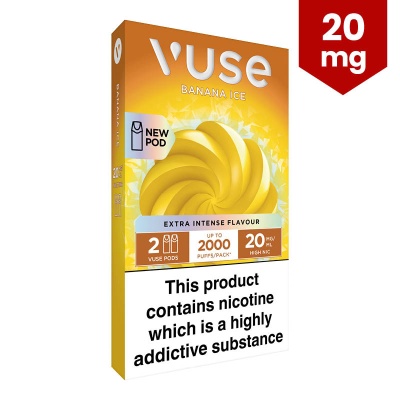 Vuse Banana Ice Extra Intense Refill Pods (20mg)