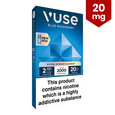 Vuse Blue Raspberry Extra Intense Refill Pods (20mg)