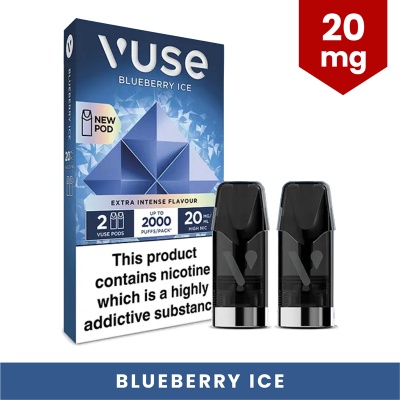 Vuse Blueberry Ice Extra Intense Refill Pods (20mg)