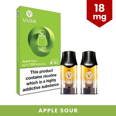 Vuse Pro ePod Apple Sour Refill Pods (18mg)