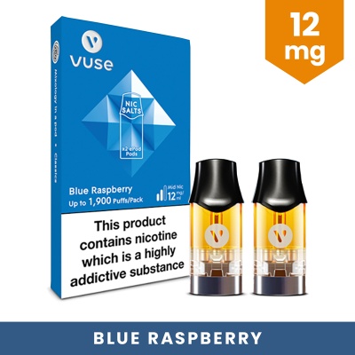 Vuse Pro ePod Blue Raspberry Refill Pods (12mg)