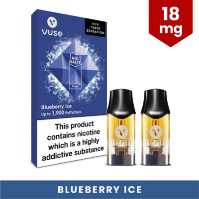 Vuse ePod 2 vPro Blueberry Ice Refill Pods (18mg)