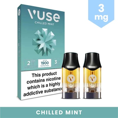 Vuse Pro ePod Chilled Mint Refill Pods (3mg)