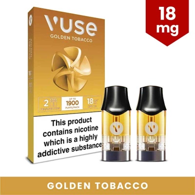 Vuse Pro ePod Golden Tobacco Refill Pods (18mg)