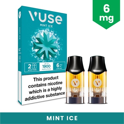 Vuse Pro ePod Mint Ice Refill Pods (6mg)