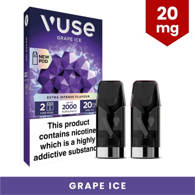 Vuse Grape Ice Extra Intense Refill Pods (20mg)